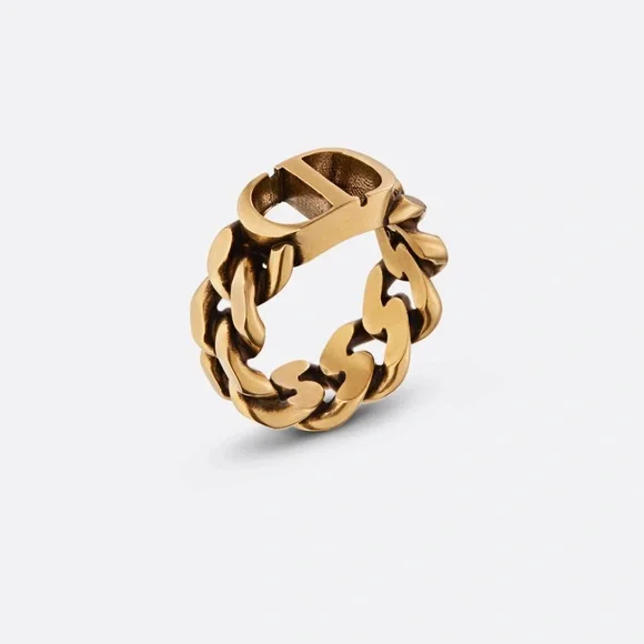 Dior | Jewelry | Dior 3 Montaigne Ring Antique Goldfinish